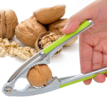 Portable Nut Cracker Kitchen Gadgets Tool Sheller Walnut Opener Plier Metal Opener Nutcracker Kitchen Accessories
