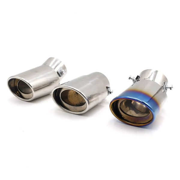 Universal Car Exhaust Muffler Tip Stainless Steel Elbow /Straight Pipe Modified Car Tail Throat Liner Pipe  BX101197