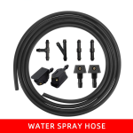 Universal 1/2/3/4m Windshield Washer Nozzle Hose Tube Pipe W/ Connector T Y Straight for Front Window Headlight Pump Car Parts