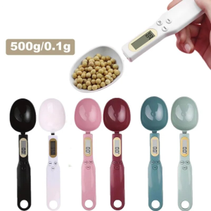 Weight Measuring Spoon LCD Digital Kitchen Scale 500g 0.1g Measuring Food Spoon Scale Mini Kitchen Tool for Milk Coffee Scale