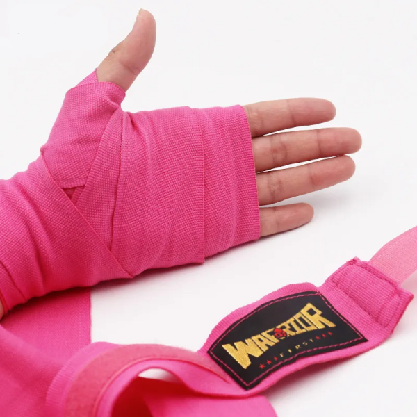 1Pair 3M/5M Poly&Cotton Boxing Handwraps Elastic Bandage Gloves Wrist Support For Boxing Kickboxing Muay Thai MMA Hand Wraps - Image 4
