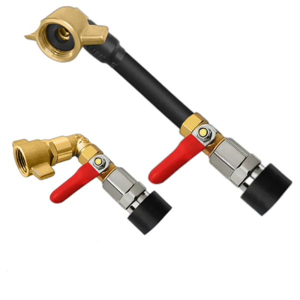 Truck Air Intake Pipe  Storage Cylinder Valve Connector Gas Tank Set with Adjusting Switch