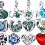 925 Sterling Silver Heart Shaped Charm Bead Fits Original Pandora Bracelet Necklace Women Chameleon Pendant DIY Fine Jewelry Hot