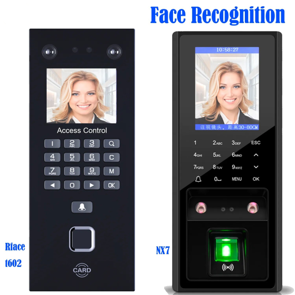 3000 Face 3000 Figners 2.8Inch LCD TCP/IP USB Biometric Fingerprint Face Access Control Device System Support 125khz RFID Card