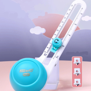 KW-triO Circular Paper Cutter Rotary Circle Cutter Manual Round Cutting Tool Paper Trimmer Scrapbooking Tool with Cutter Head