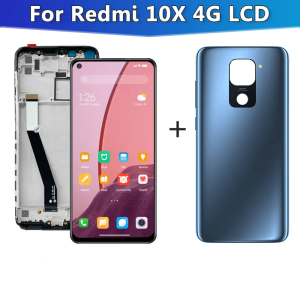 6.53 inch Original Display For Xiaomi Redmi 10X 4G Lcd Touch Screen Digitizer With Frame Assembly Replacement For Redmi Note 9