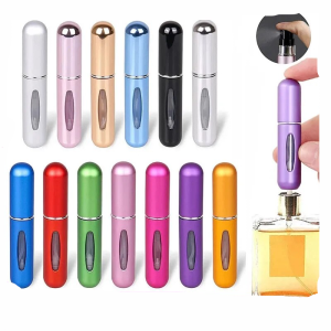 5ml/8ml Perfume Refill Bottle Rechargeable Perfume Dispenser Mini Refillable Spray Jar Pump Empty Cosmetic Atomizer for Travel