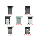 Sim Card Socket Slot Tray Reader Holder Connector Micro SD Adapter Container For Google Pixel 4 4a XL 4XL 5 5a 5G 6a 6 7 Pro
