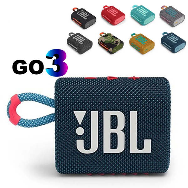 100% Original JBL GO 3 GO3 wireless Bluetooth Speaker Subwoofer Outdoor Speaker IP67 Waterproof Mini Speaker Bass Sound