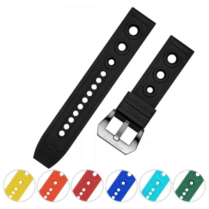 Steeldive 20mm 22mm Watch Strap Premium Soft Rubber Bracelets Quick Release with Pin Buckle Watchband Dive Watches Accessories