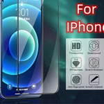 Full Tempered Screen Protector For iPhone Mini XR X XS Max Cover Glass on For iPhone 13 11 12 14 Pro Max