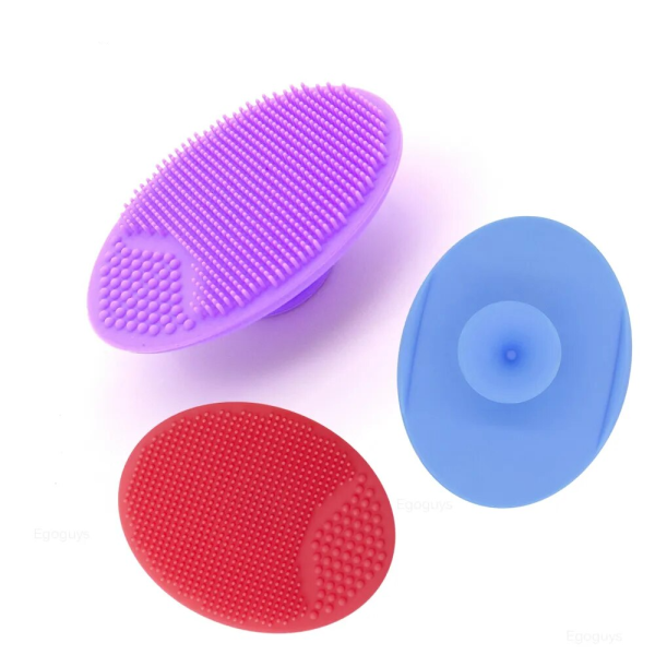 1PC Silicone Cleaning Brush Gel Washing Pad Exfoliating Blackhead Remover Facial Deep Cleansing Face Brushes Baby Bath Massager