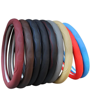 9 Colors Car Steering Wheel Cover Universal Volant Braid on the Steering-wheel Fashion Non-slip Funda Volante Auto Car Styling
