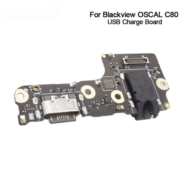 Blackview OSCAL C80 USB Board New Original Charge Base Charging Dock Port Board With Mic Headphone Jack For Blackview Oscal C80