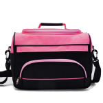 Barber Hair Scissor Comb Bag Hairdressing Tools Large Capacity Storage Pouch Salon Haircut Case Suitcase Organizer Pink Black