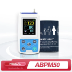 Arm Ambulatory Blood Pressure Monitor 24hours NIBP Holter CONTEC ABPM50+ Adult,Child ,Large ,3 Cuffs, Free PC Software
