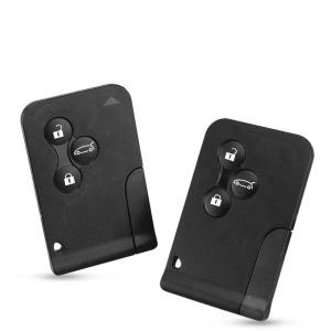 KEYYOU Replacement Smart Card Key Shell For Renault Clio Logan Megane 2 3 Koleos Scenic 3 Buttons Remote Key Case With Small Key