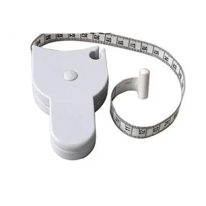 White PVC Body Fat Caliper Measure Tape Tester Fitness For Lose Weight For Body Building Portable Fitness Equipmnet