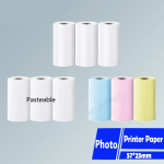 Mini Printer Paper Thermal Label Sticker Colorful Adhesive Self-adhesive Paper for Wireless Bluetooth Photo Inkless Printer 57mm