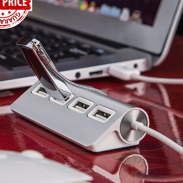 1pcs High Speed USB HUB 4 Port USB 2.0 Port Portable OTG Aluminum USB Splitter Cable for iMac Macbook Air Laptop PC Tablet