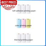 Mini Printer Thermal Paper Label Sticker Colorful Adhesive Self-adhesive Paper for Wireless Bluetooth Photo Inkless Printer 57mm