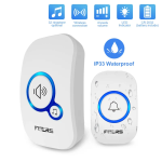 Fuers M557 Doorbell Waterproof Wireless Chime Home Doorbell  Intelligent 32 Songs Smart Doorbell Alarm With Battery