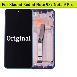 Original LCD For Xiaomi Redmi Note 9 Pro LCD Display Touch Digitizer Screen For Redmi Note 9S LCD Screen Replacement