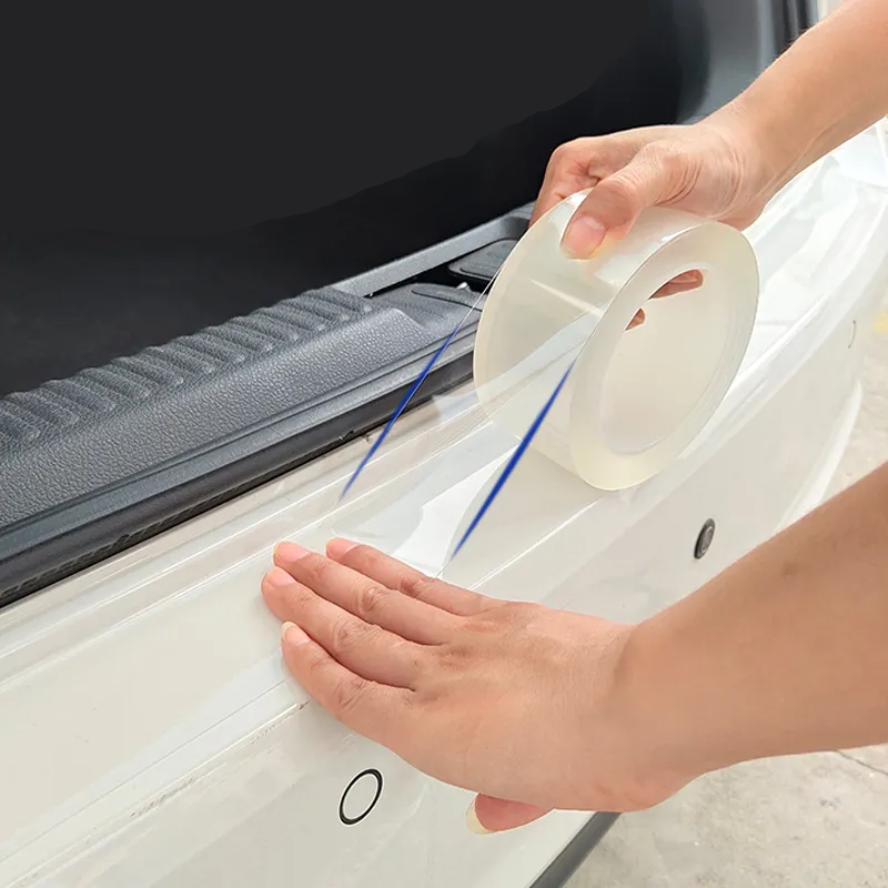 Transparent Sticker For Car Door Edge Protector Door Sill Anti Scratch Stickers Car Protective Film Waterproof Exterior Parts