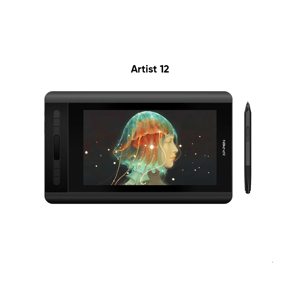 XPPen Artist 12 11.6'' Graphics Tablet Drawing Graphic Monitor Animation Digital 1920 X 1080HD IPS Shortcut Keys and Touch Pad