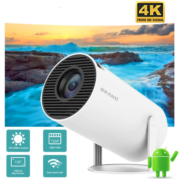 Thundeal HY300 Android Wifi Smart Portable Projector 1280 720P Full HD Office Home Theater Video Mini Projector
