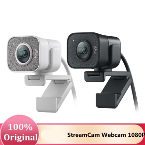 Original Logitech Stream Cam Webcam Full HD 1080P 60fps Streaming Web Camera Buillt In Microphone Computer Desktop Home