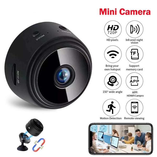 A9 Mini Camera WiFi Indoor CCTV Monitor Security Protection Video Surveillance  Rechargeable Battery IP Cam Night Vision