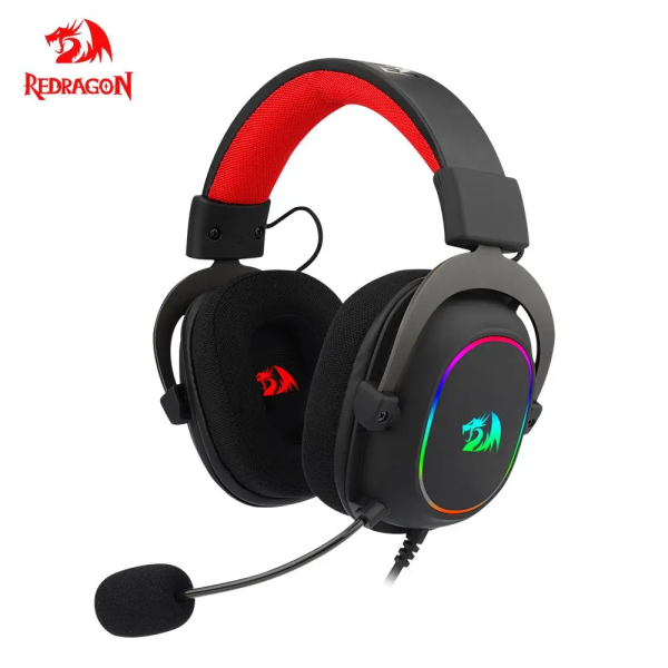 H510 RGB Gaming USB Headphone Noise cancelling, 7.1 Surround Compute headset Earphones Microphone for PC PS4
